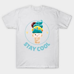 Stay cool kawaii ice cream T-Shirt